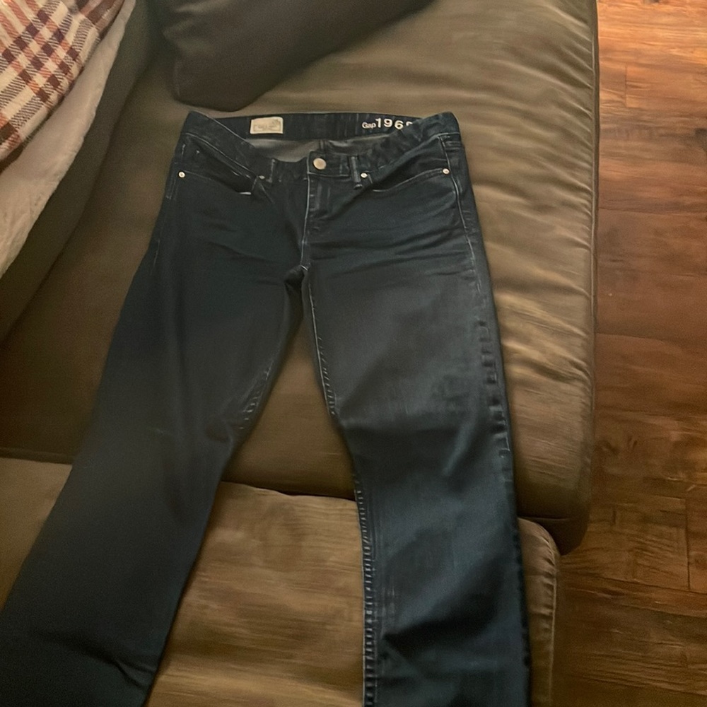 Gap always skinny cuffed jeans